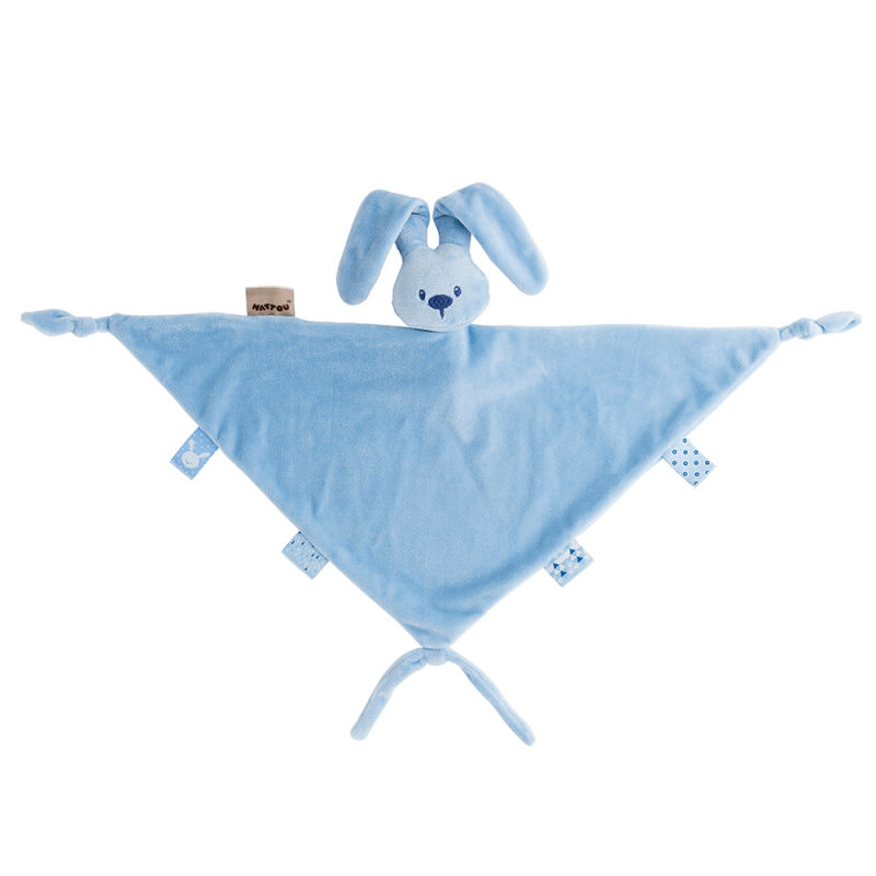  lapidou maxi baby comforter rabbit blue jeans 